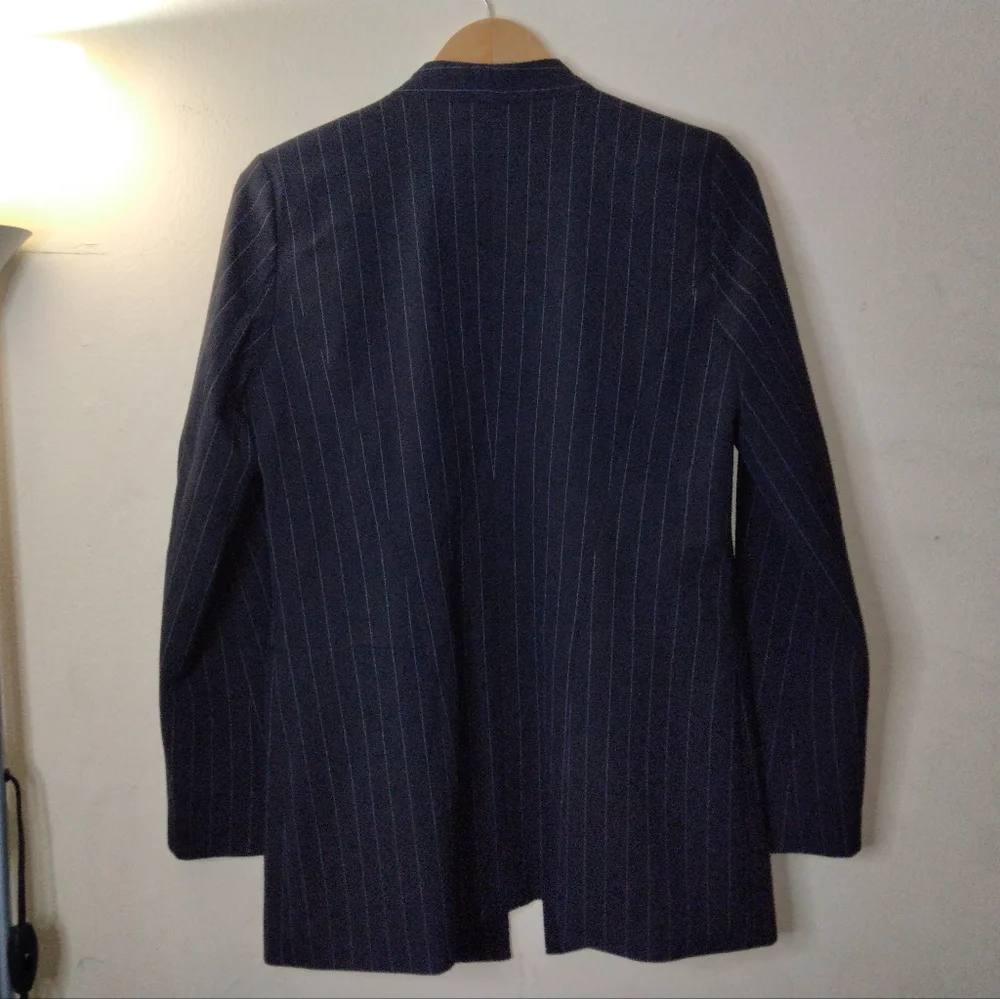 Halogen Clean Open Front Pinstripe Blazer Size M
